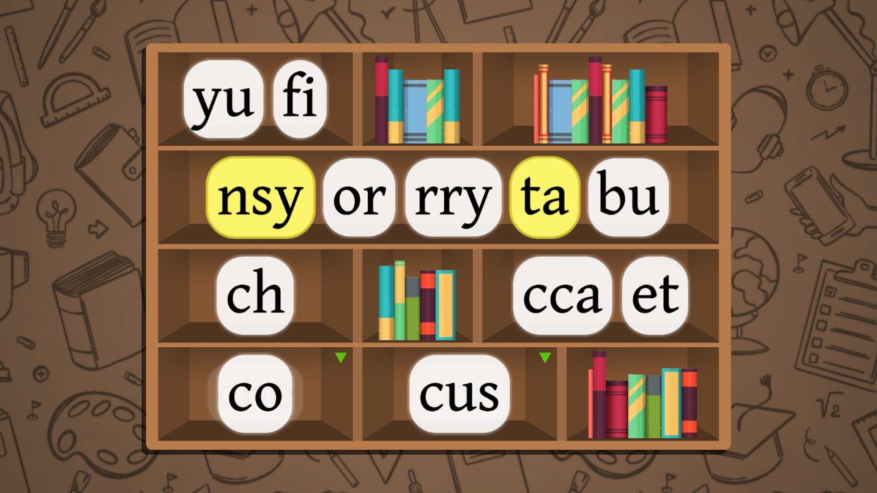 Words on Shelves screenshot