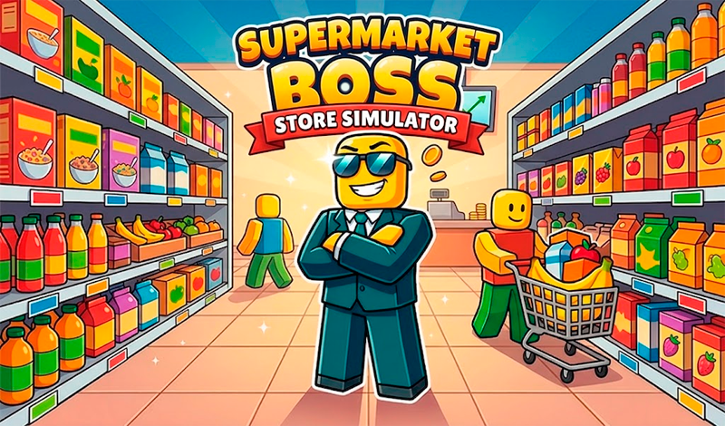 Supermarket Boss: Store Simulator game cover
