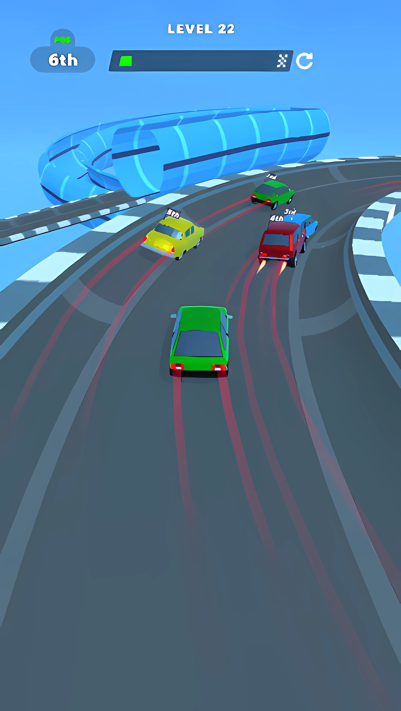 Flying Russian Car Races screenshot 12
