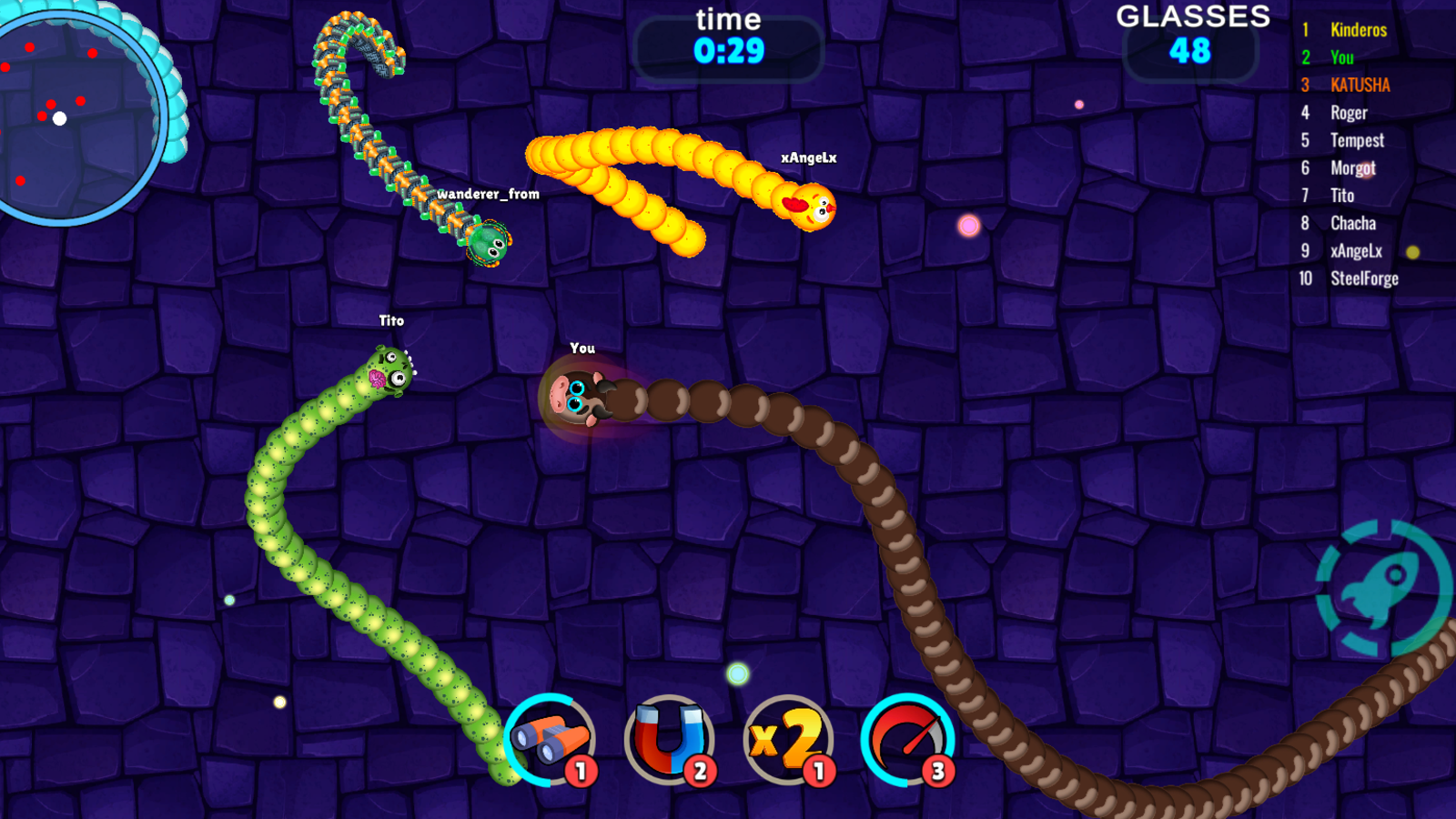 Slitherio Online screenshot
