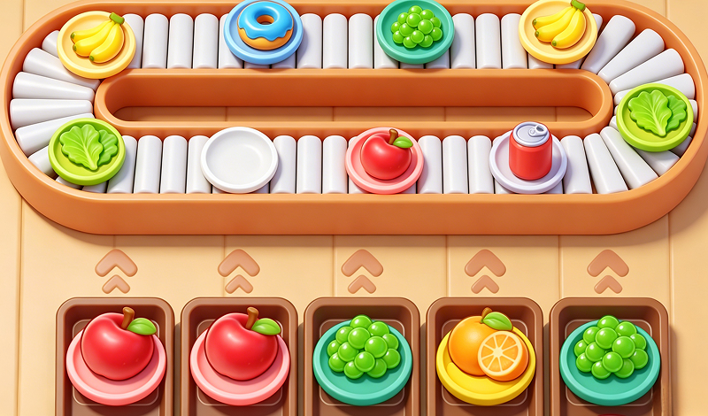 Fruit Wheel: Order Match game cover