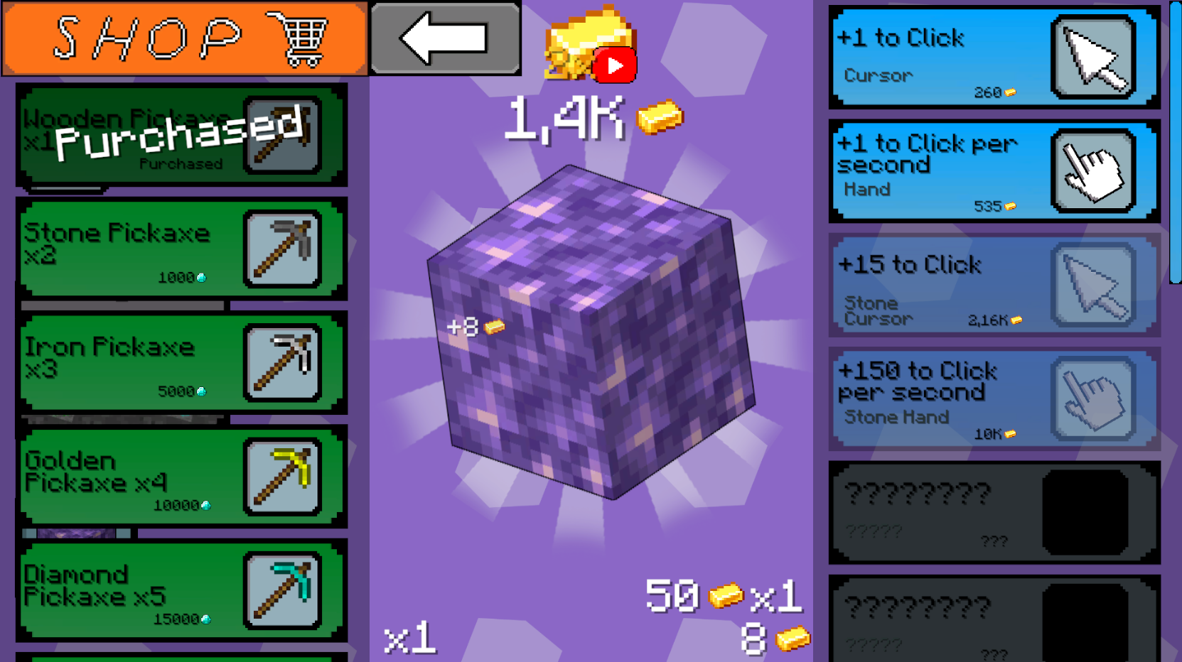 Mine Clicker | Reach the Diamond — screenshot 7