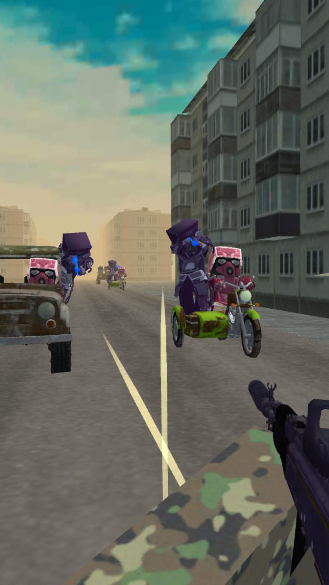 Obby: Shooter on Cars screenshot 8