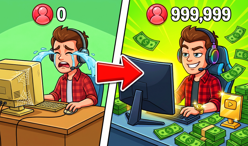 Idle Vlogger Simulator game cover