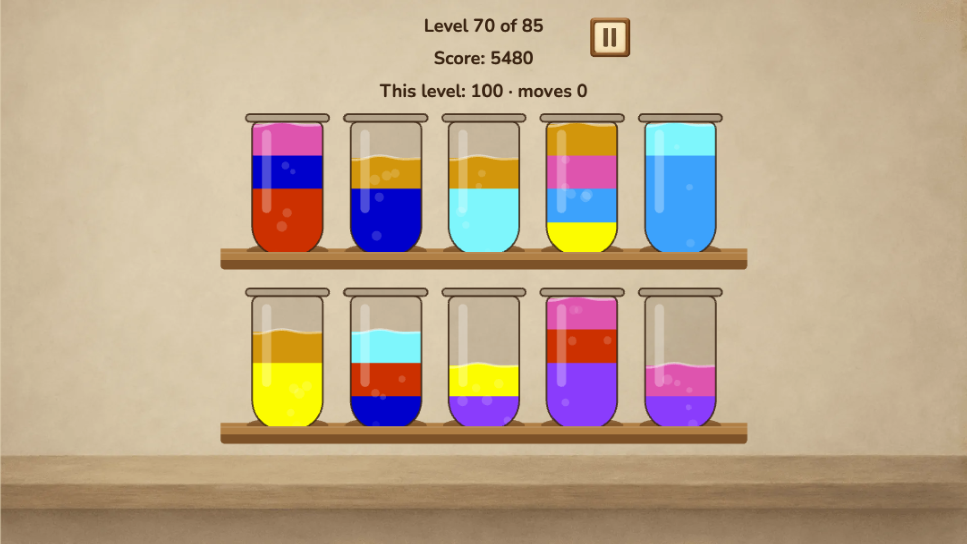 Water Sort: Tubes & High Scores — screenshot 4
