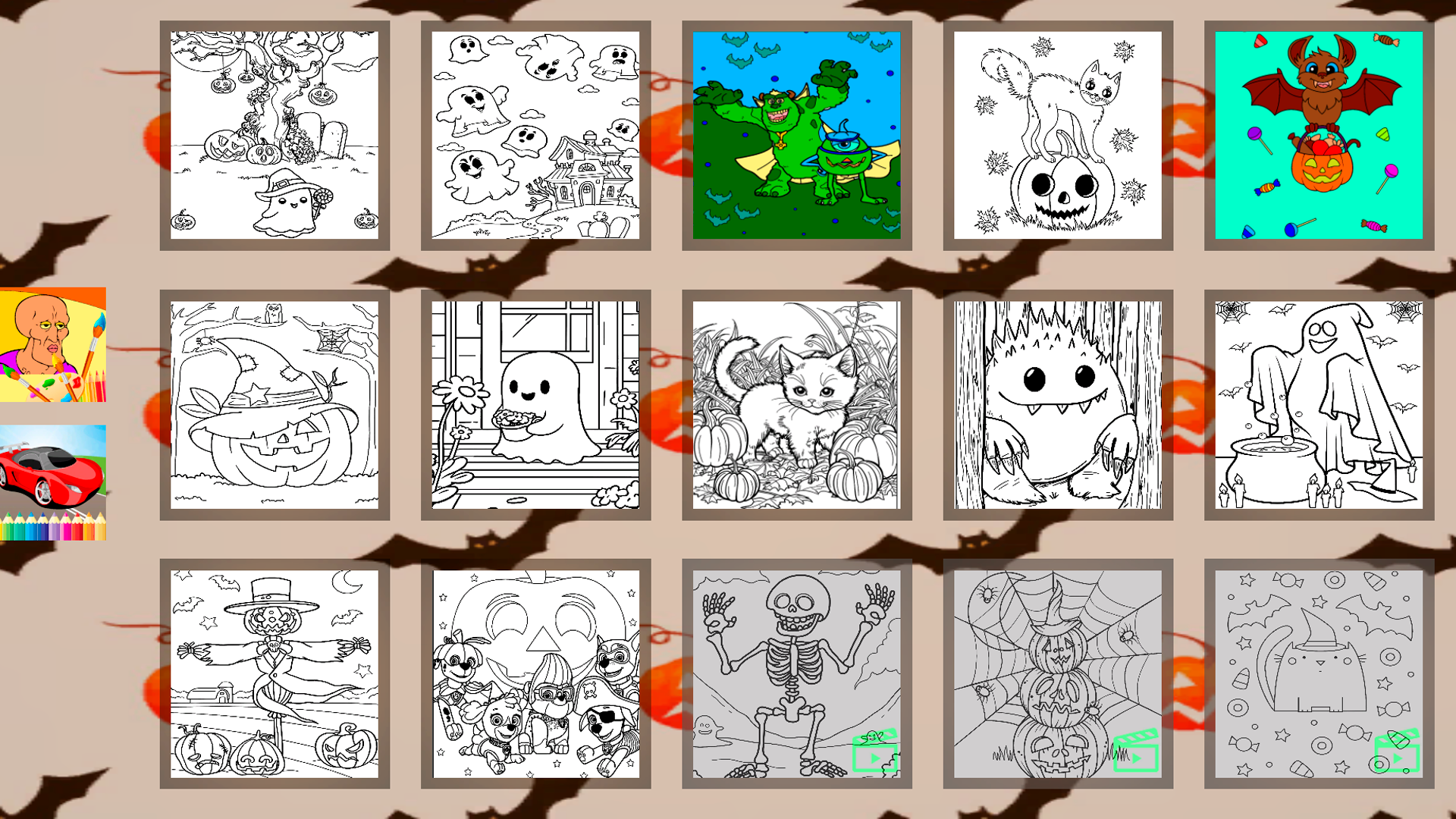 Halloween Coloring ASMR screenshot