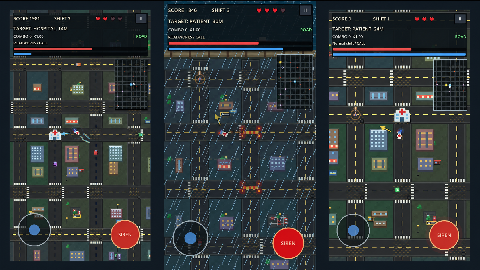 Ambulance Rush: City Shift — screenshot 2
