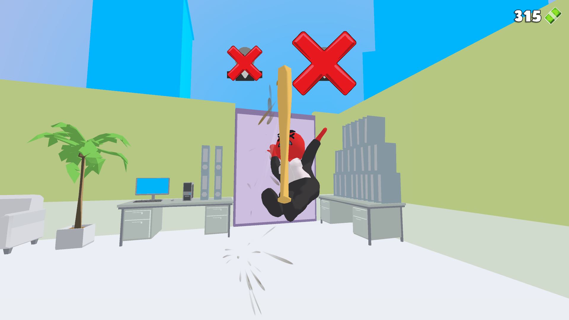 Office fight - Beat everyone with a bat! screenshot