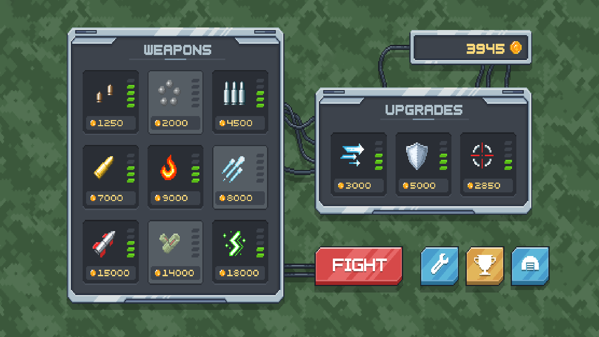 Tanks Brawl War 2D screenshot