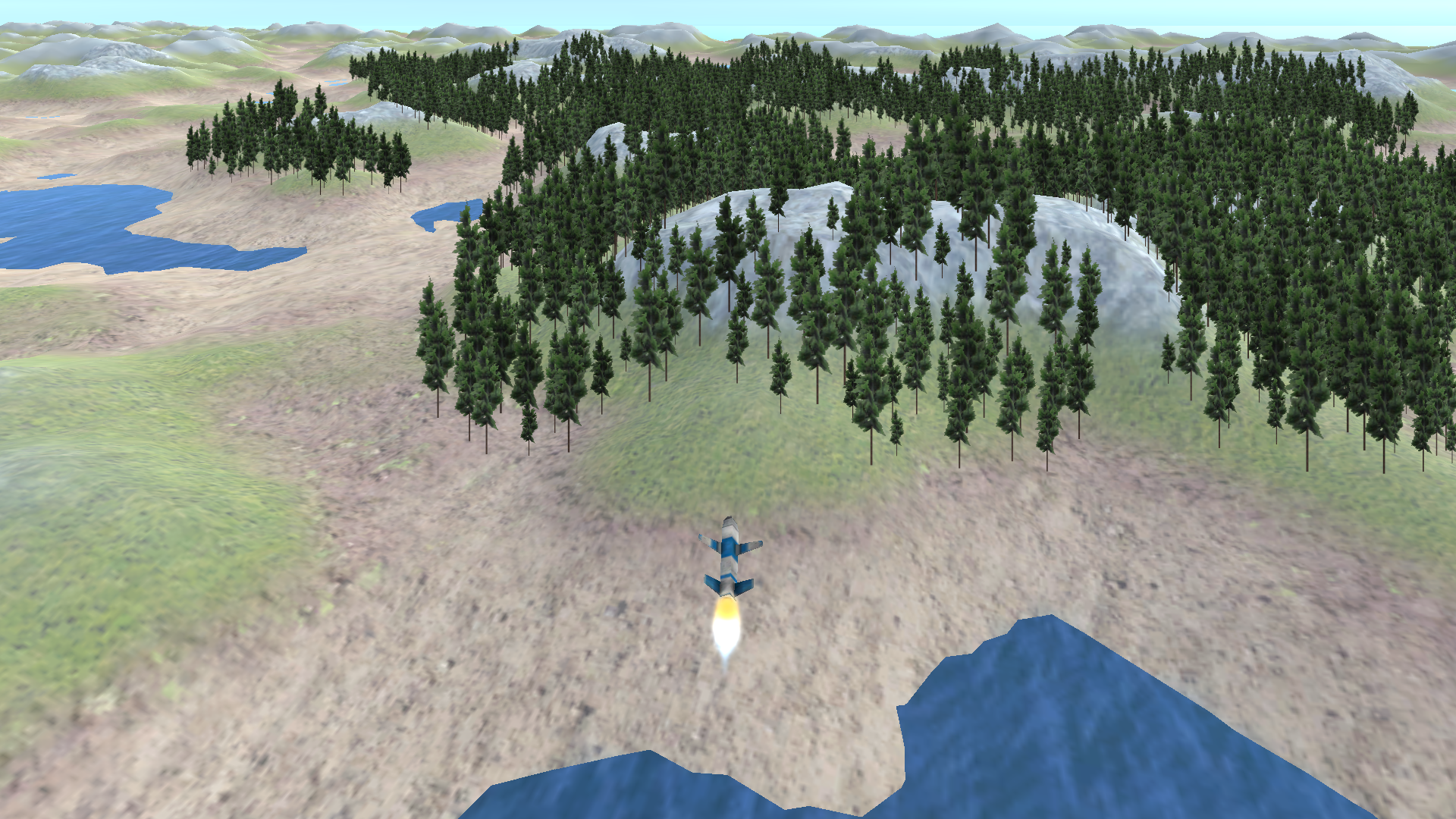 Control the rocket! screenshot