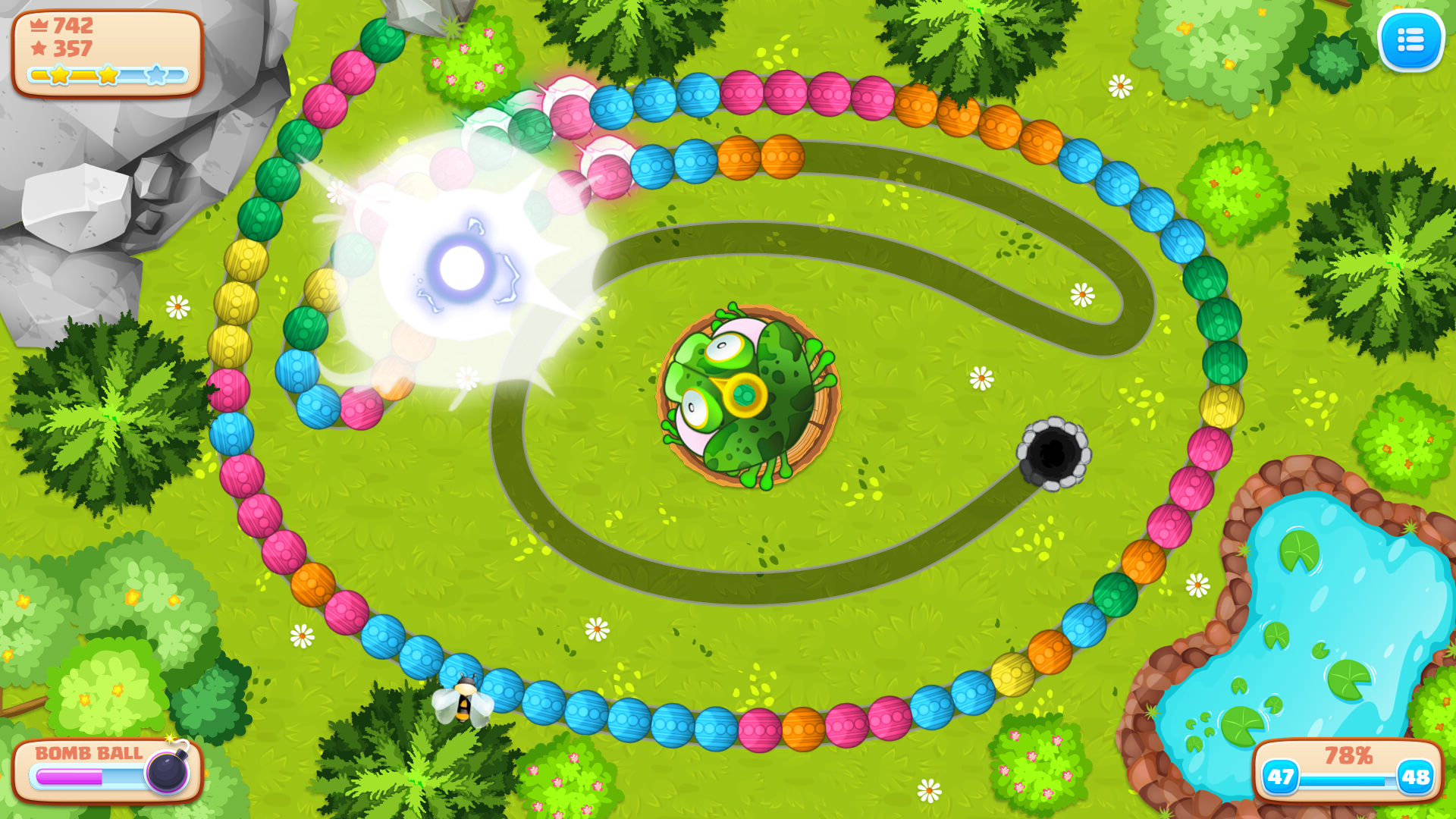 Frogtastic Marble Adventure screenshot