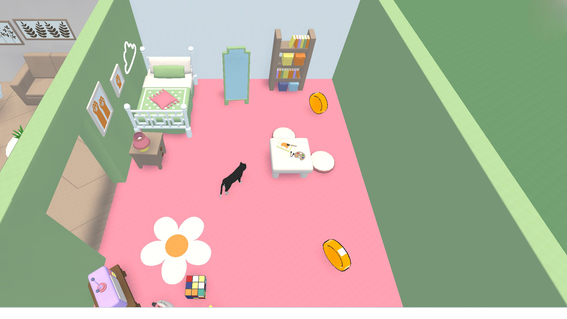 Cartoon cat: naughty kitten screenshot