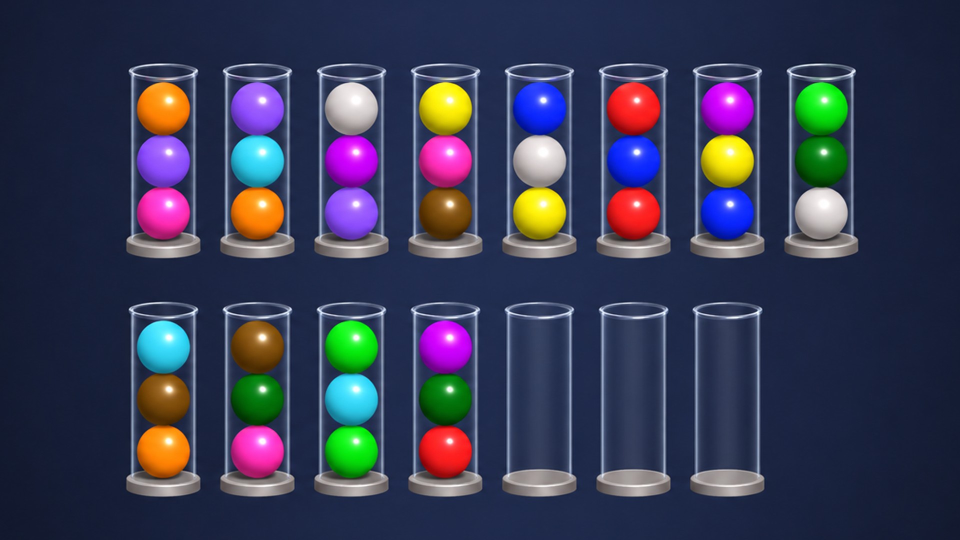 Ball Sort Puzzle: Color Tubes — screenshot 2