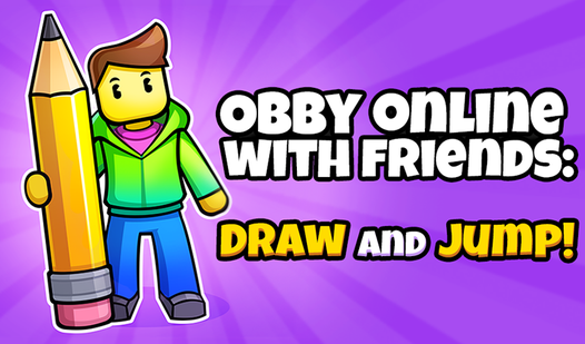 Obby online with friends: Draw and Jump!