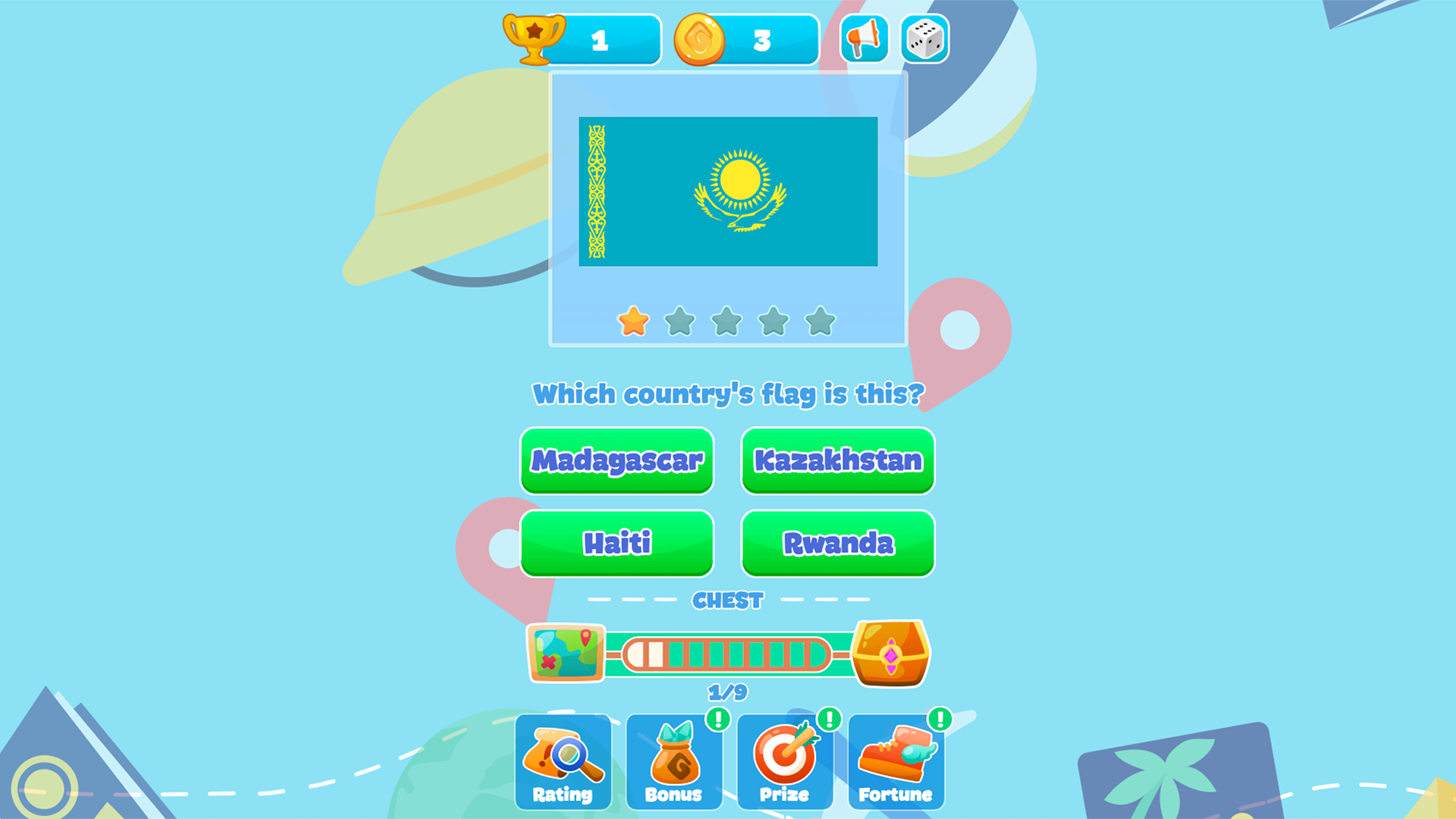 Trivia Quiz: Guess the flag screenshot