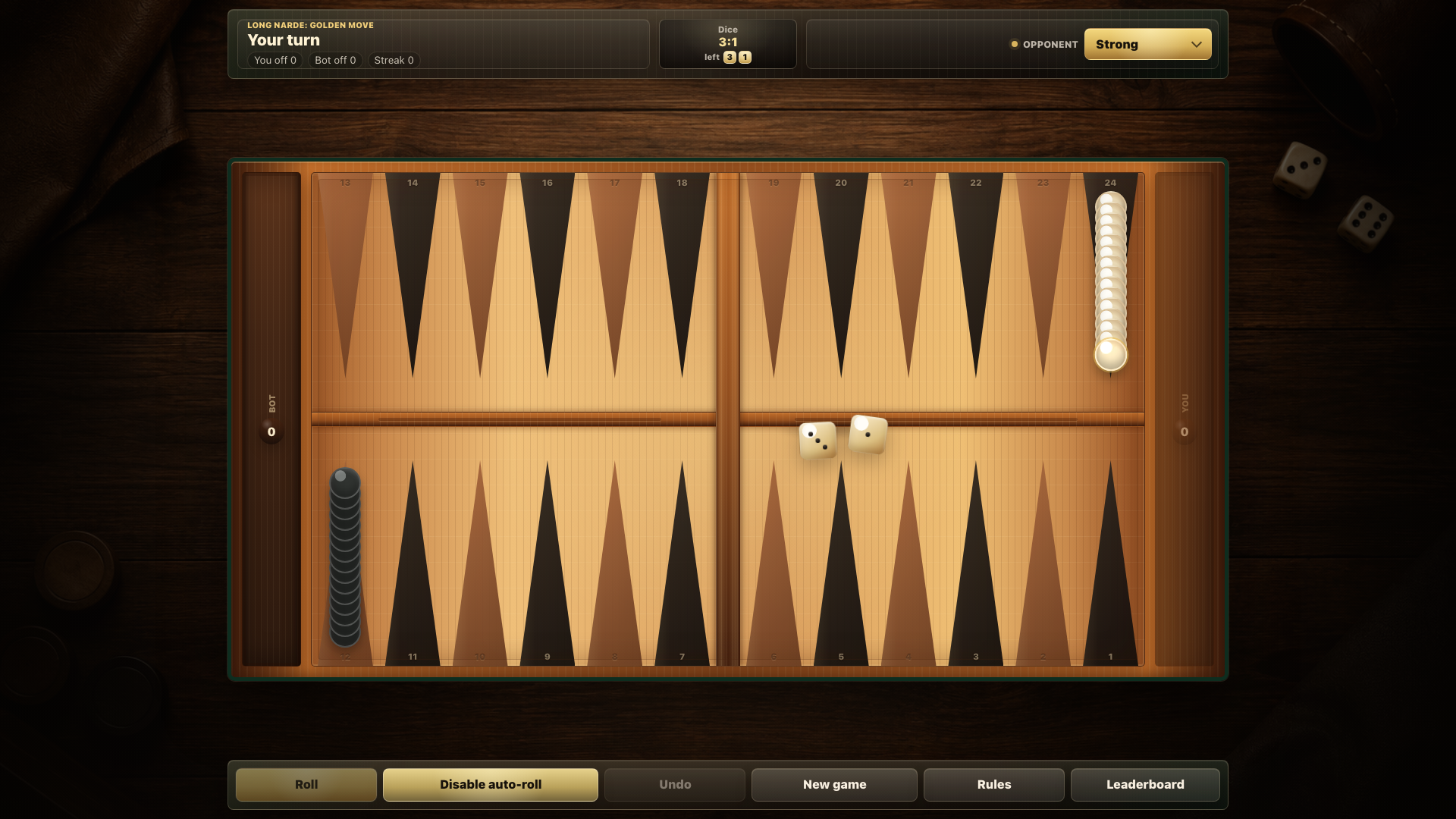 Long Narde: Golden Move — screenshot 1