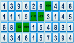 A mathematical exercise with numbers for logic
