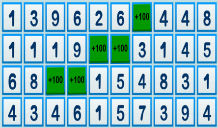 A mathematical exercise with numbers for logic