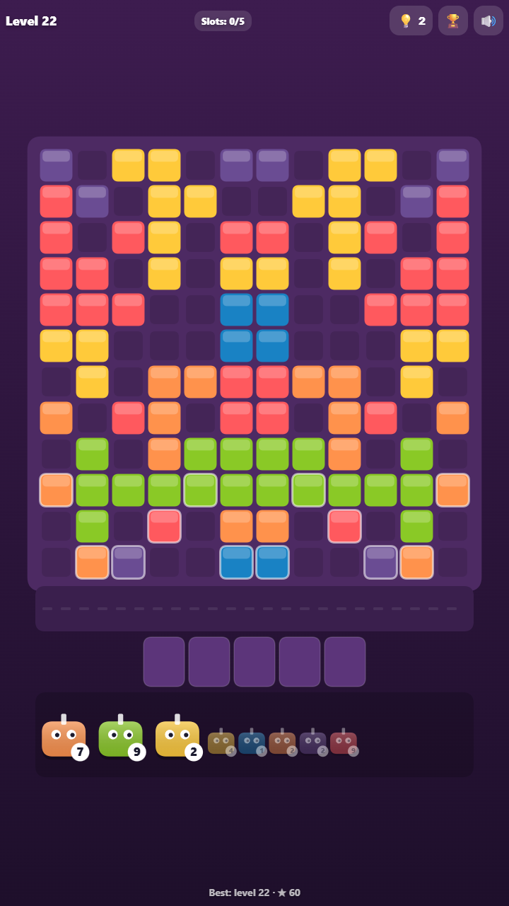 Pixel Salvo: Color Blast Puzzle screenshot 4