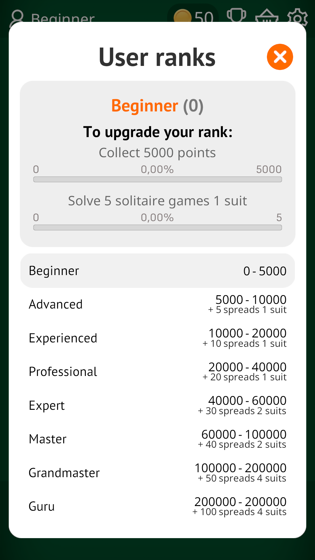 Spider Solitaire Online 1 - 2 - 4 suits screenshot 12