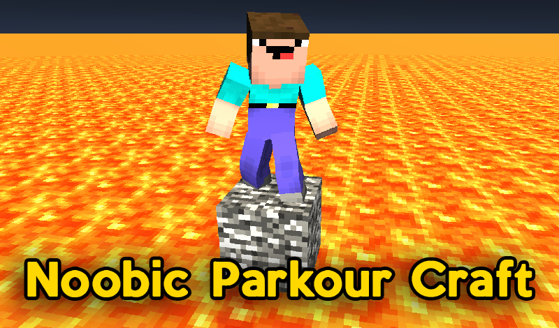 Noobic: Parkour Craft game cover
