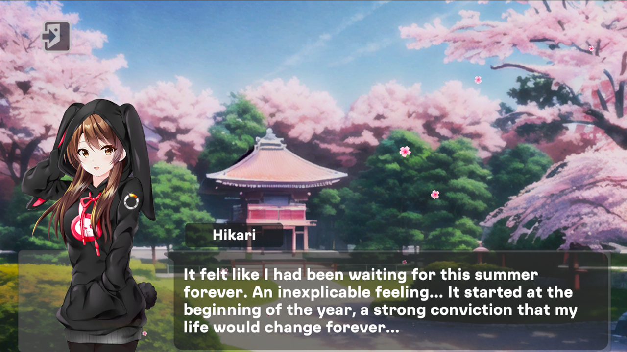 Love and Fear - anime novel screenshot