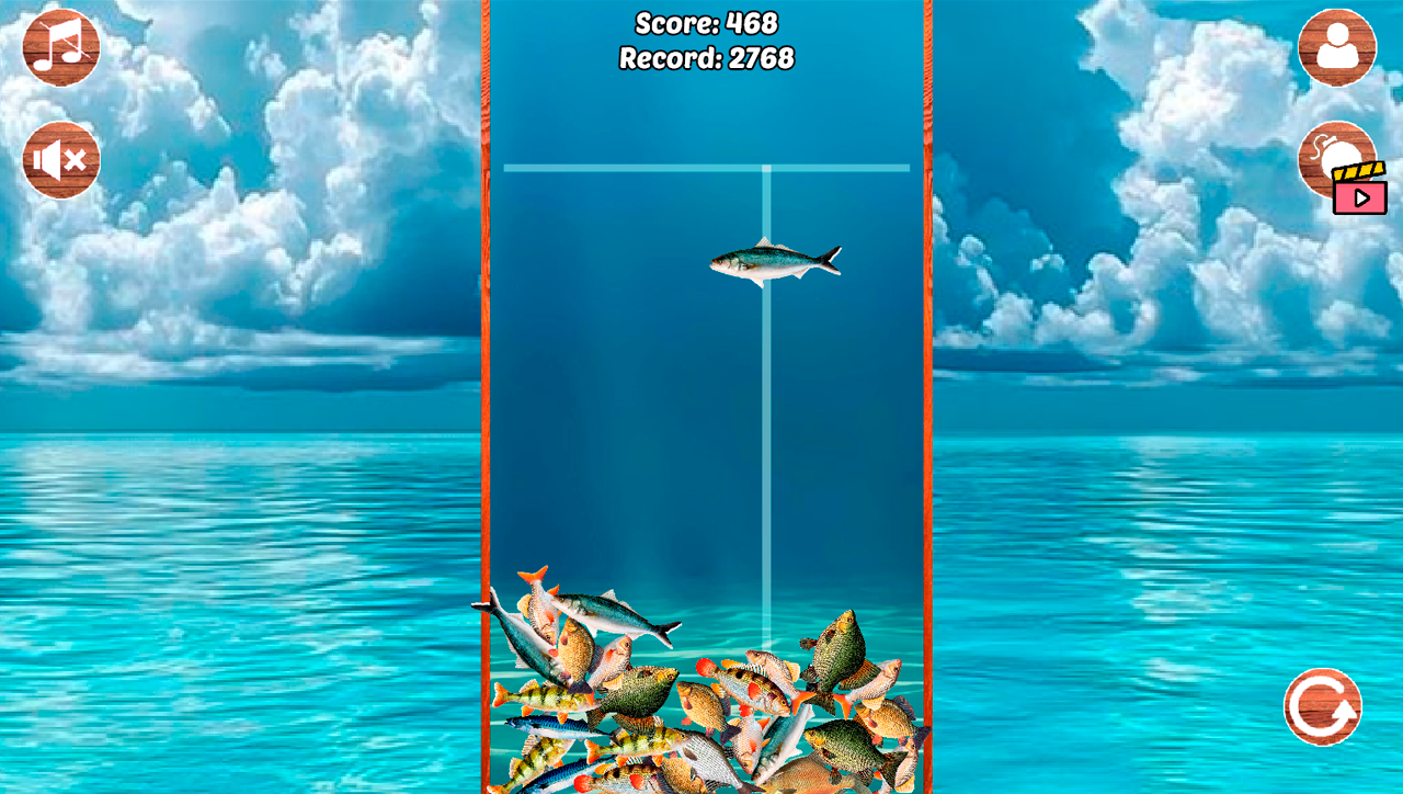 Connect the Fishes, 2048 screenshot