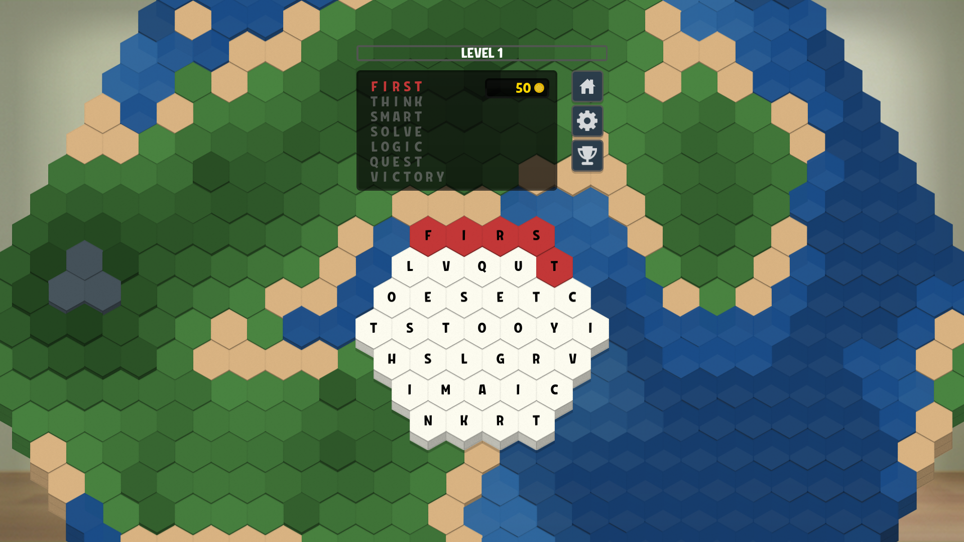 Fillword Islands — screenshot 2