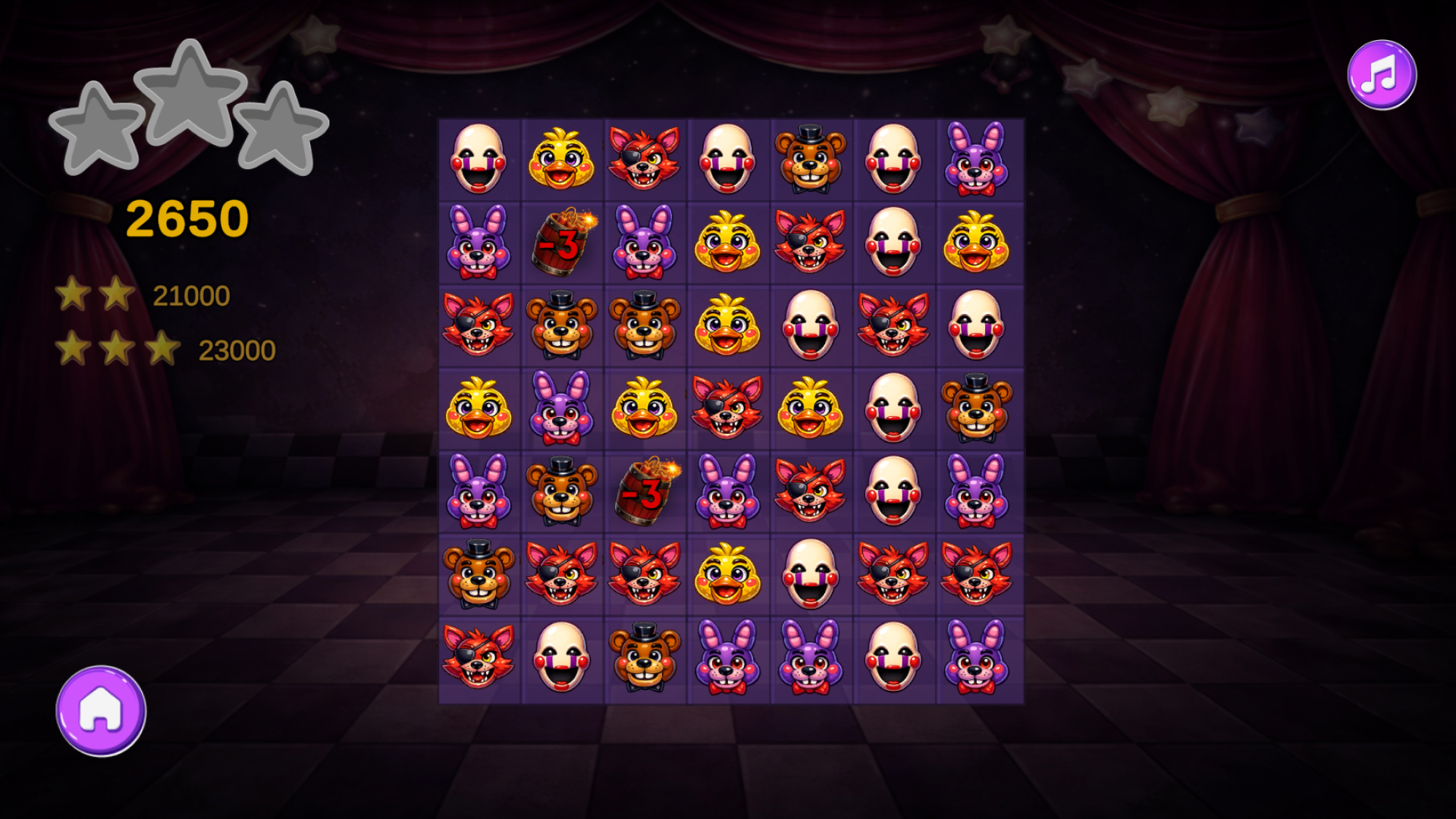 5 nights with match-3 — screenshot 1