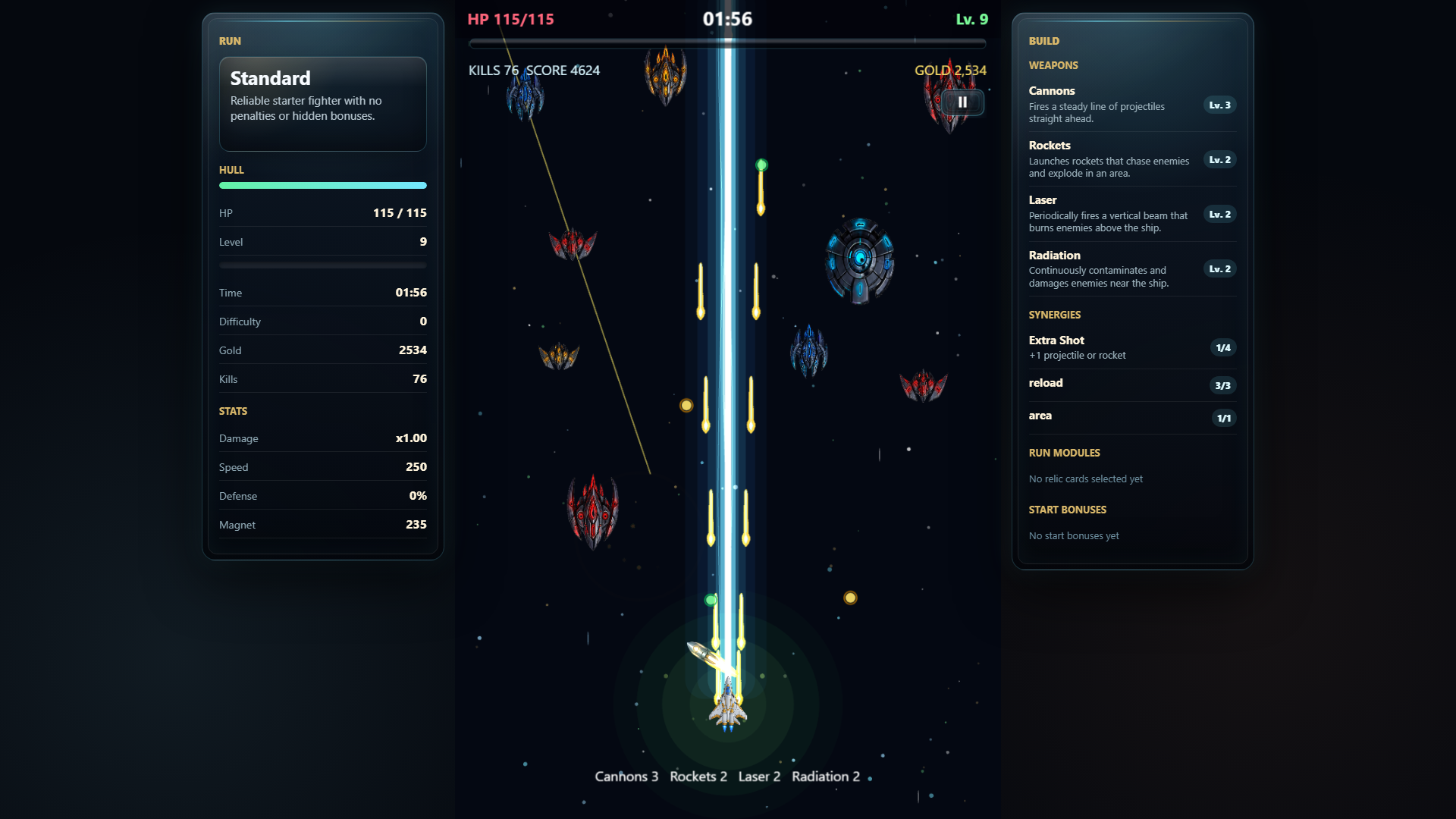 Space pulse: rogue-like shooter — screenshot 3