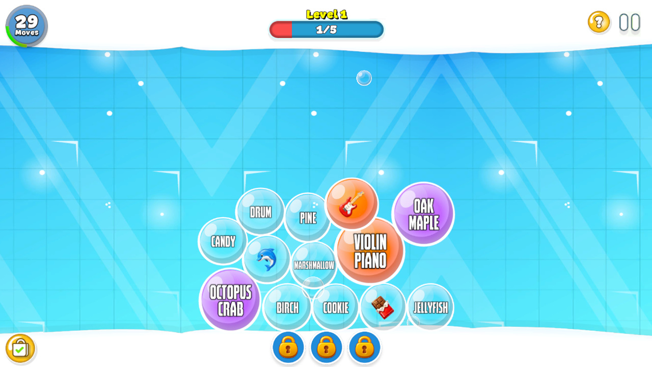 Word bubbles screenshot 2