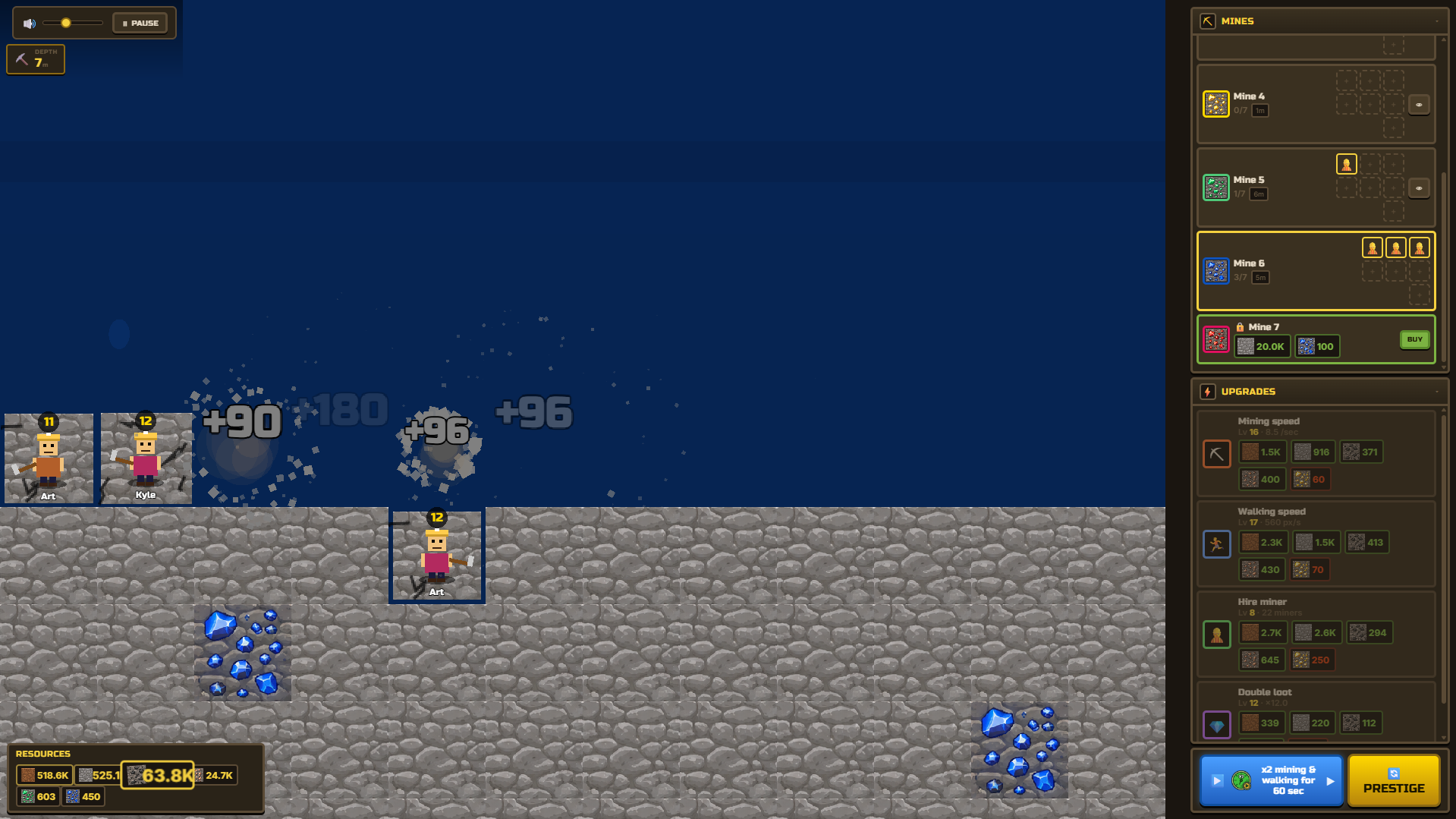 Infinite Miners 2D — screenshot 8