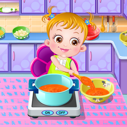 Baby Hazel In Kitchen