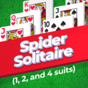 Spider Solitaire (1, 2, and 4 suits)