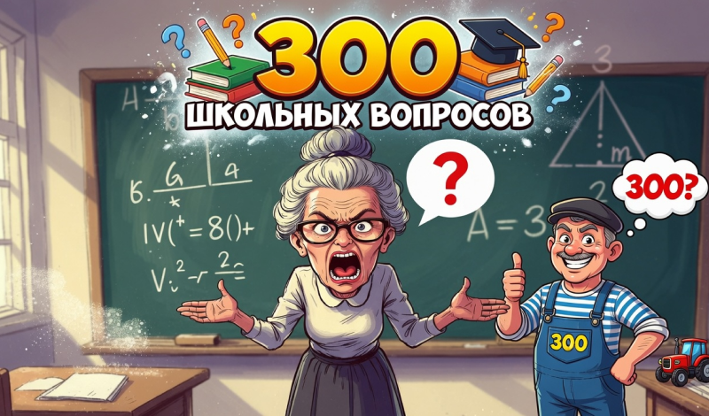 300 Школьных Вопросов game cover