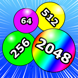 Merge number. Ball 2048