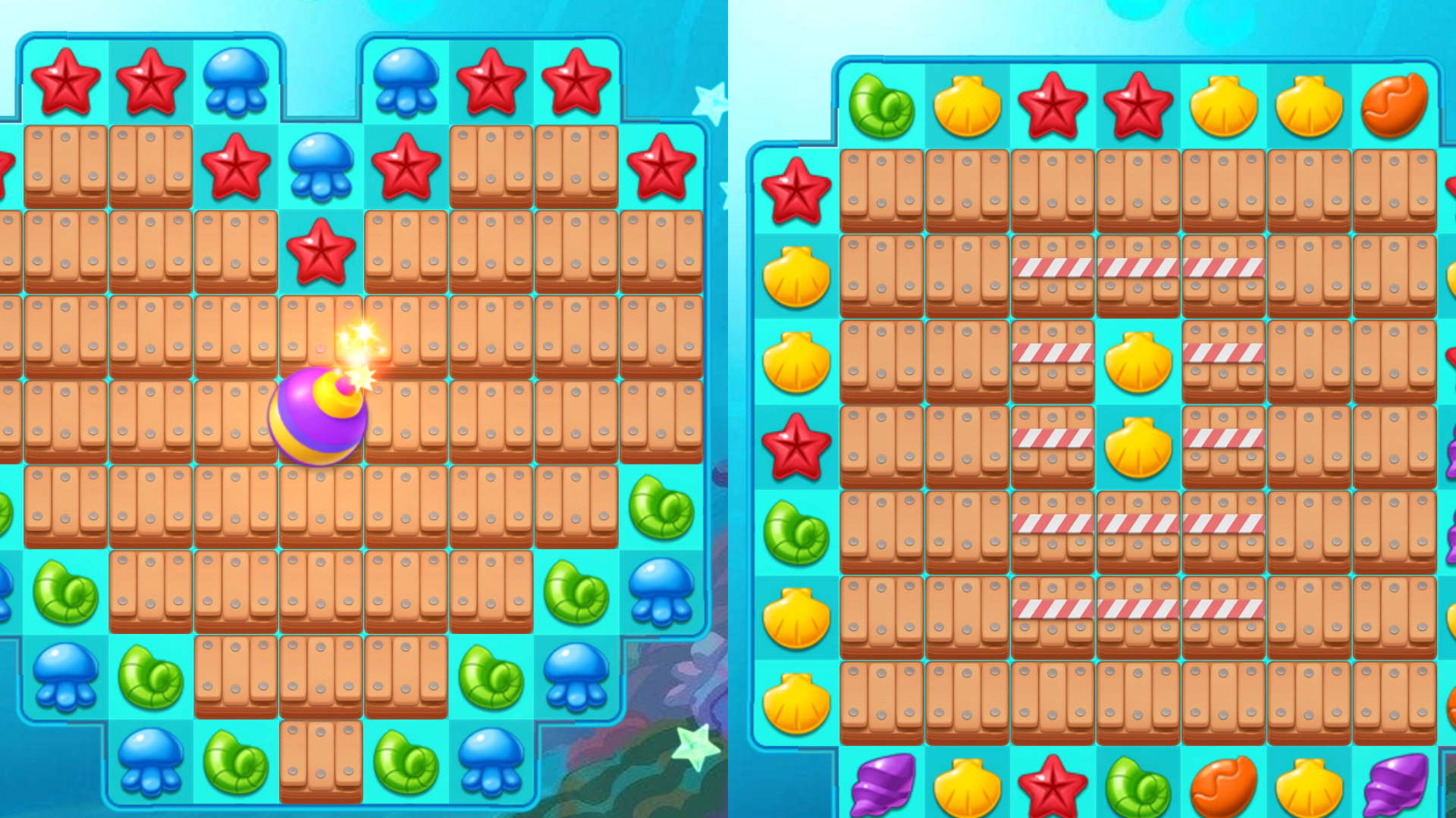 Mystery of the Ocean - Lost Jungle: Match 3 screenshot