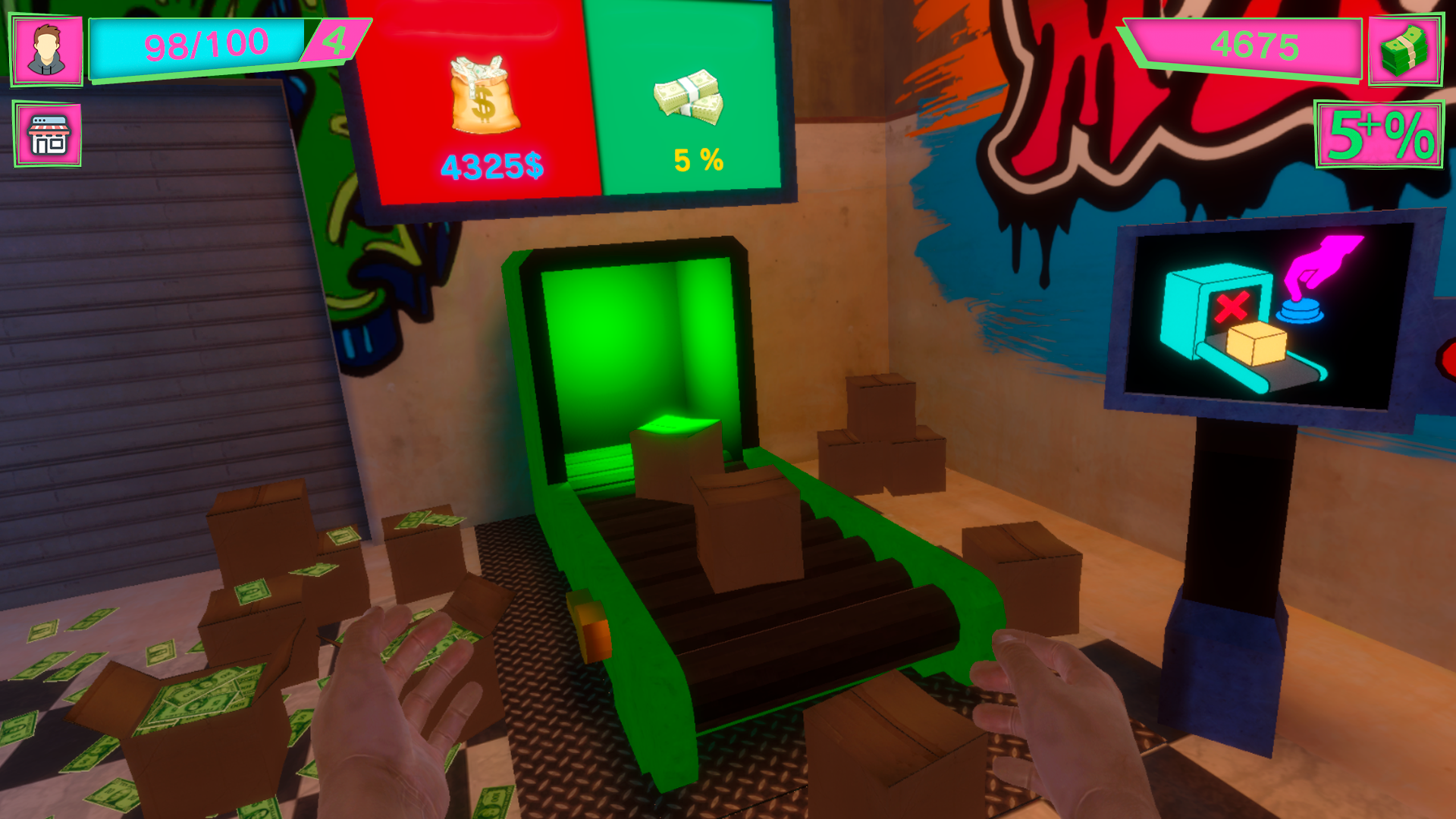 Cash Cleaner Simulator screenshot