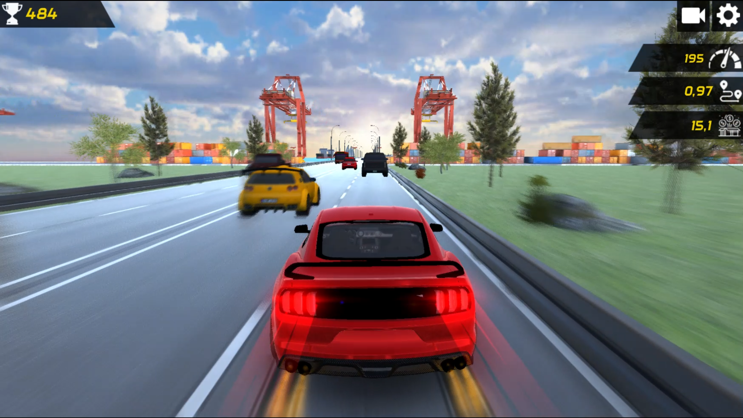 Nitro Cars Highway Race screenshot