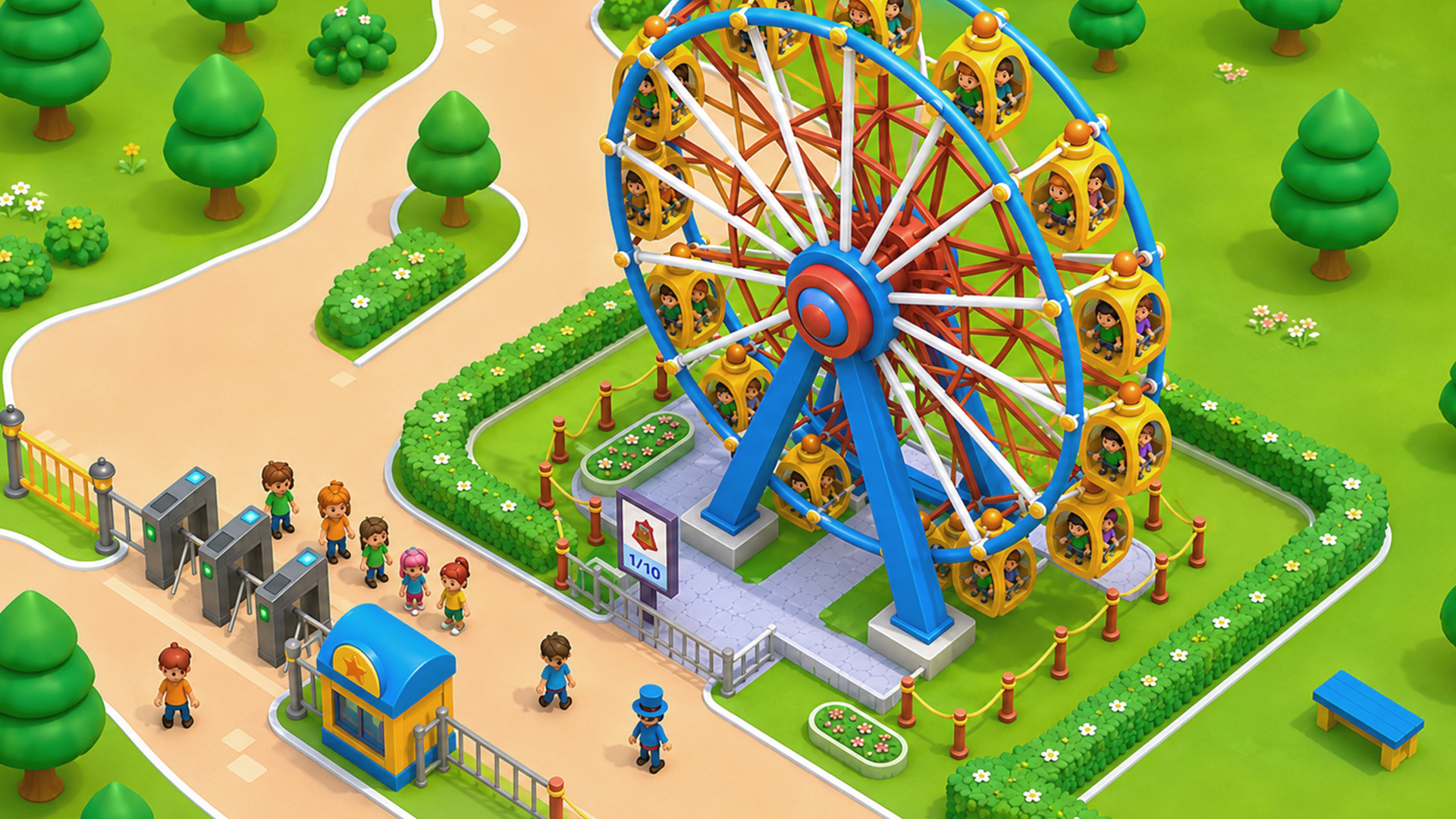My Perfect Theme Park: Idle Tycoon — screenshot 1