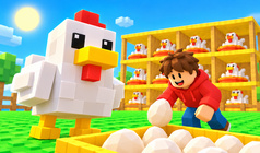 Obby: Upgrade Chickens, Collect More Eggs