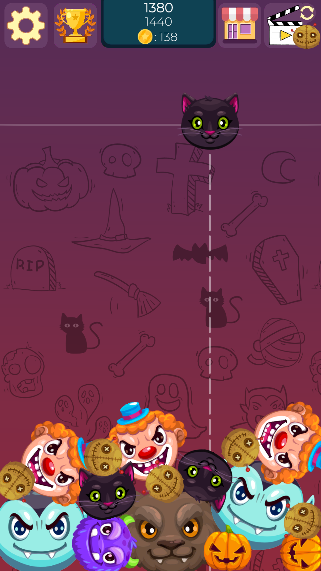 Halloween: monsters merge screenshot 8