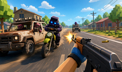 Obby: Shooter on Cars