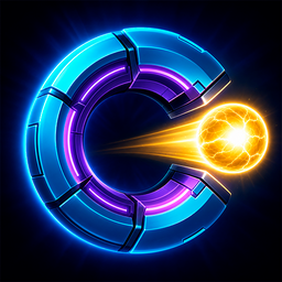 Neon Gravity: Bouncing Balls
