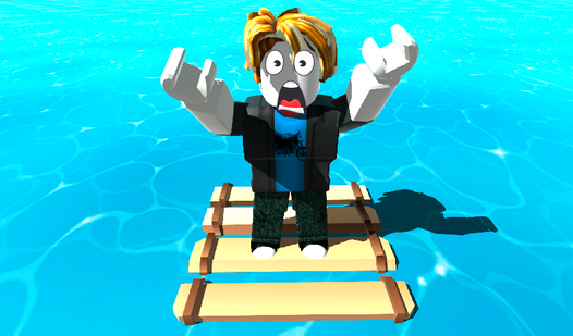 Escape from the water! Robby