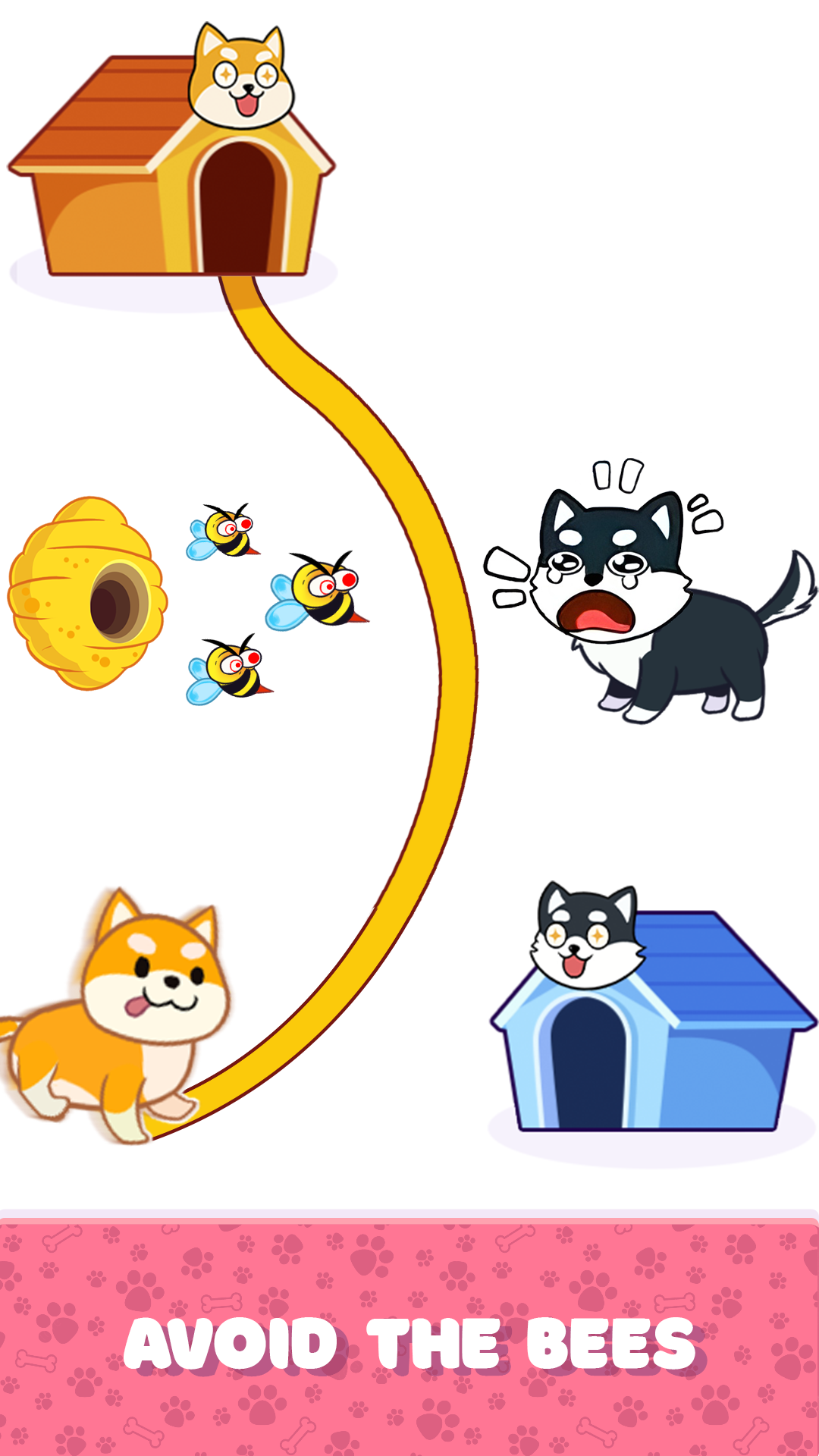 Save the Dog: Draw path to home screenshot 6