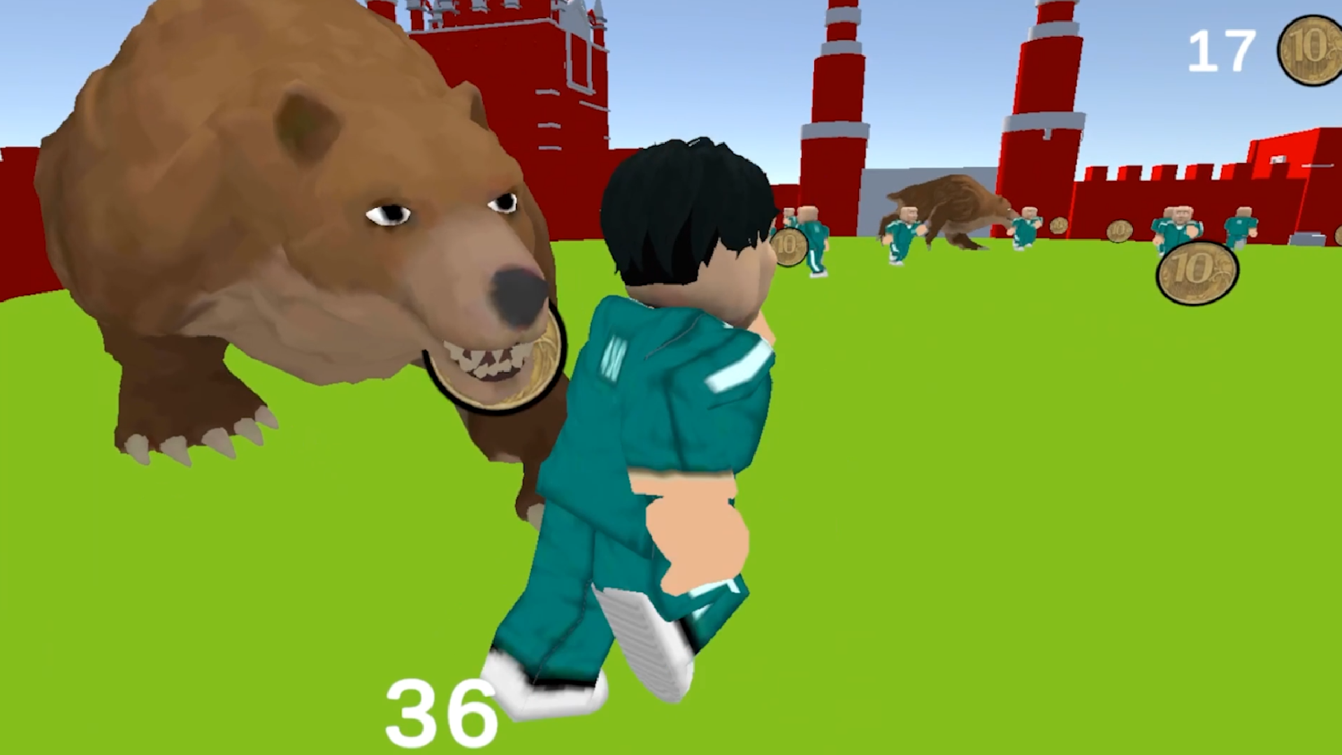 Games of squid in Russia screenshot