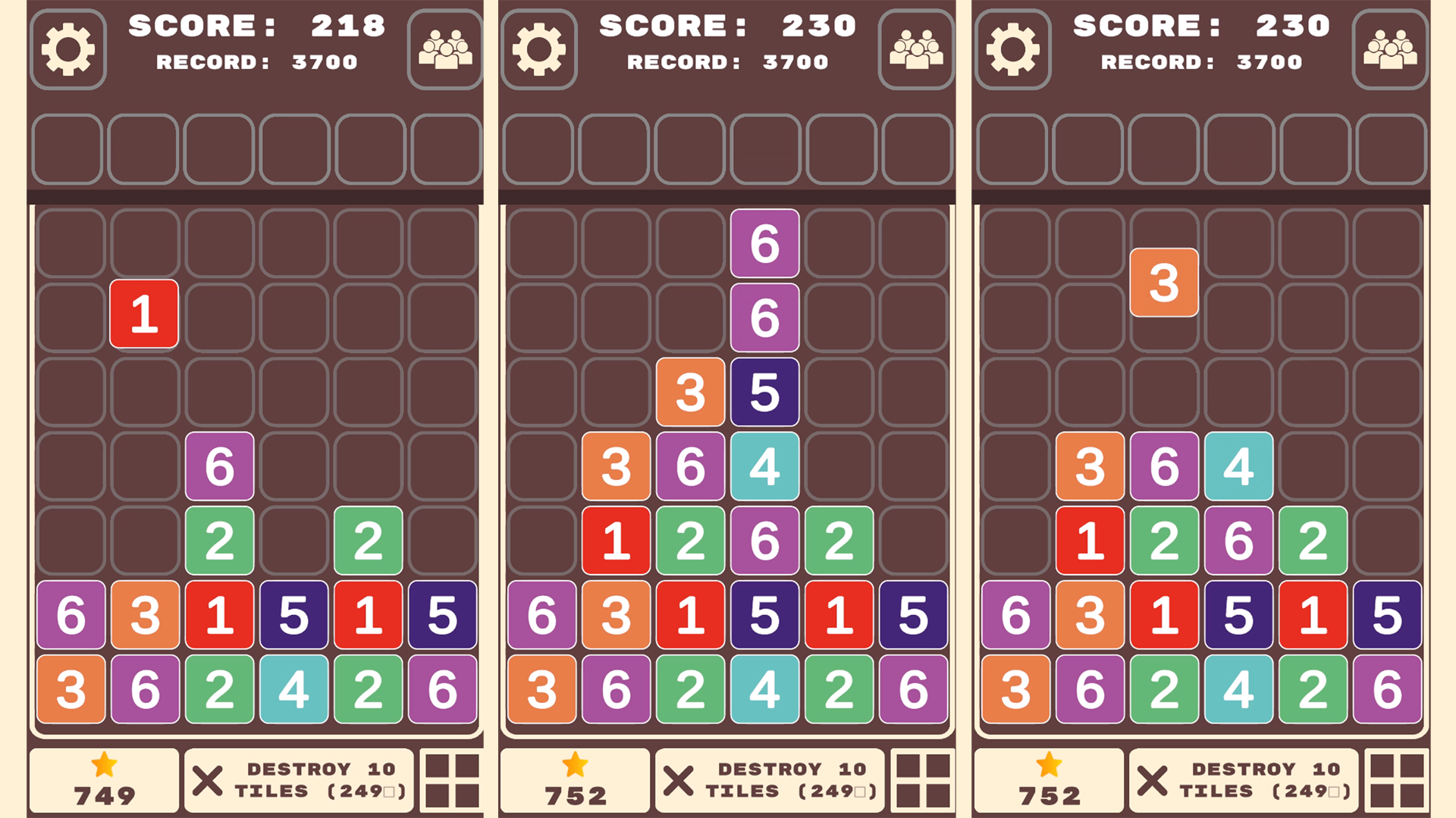 Combine and stack tiles | Numbers | 2048 | — screenshot 1