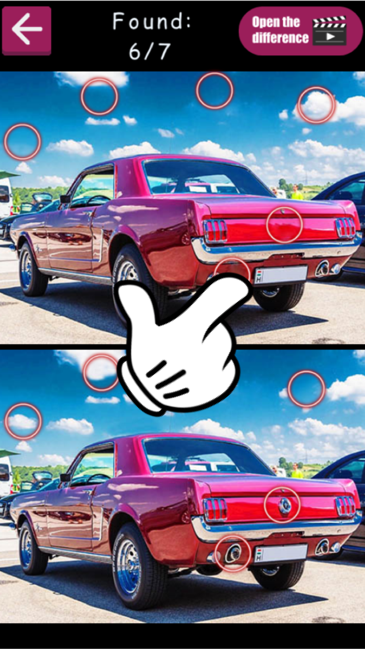 Finding 7 differences screenshot 4