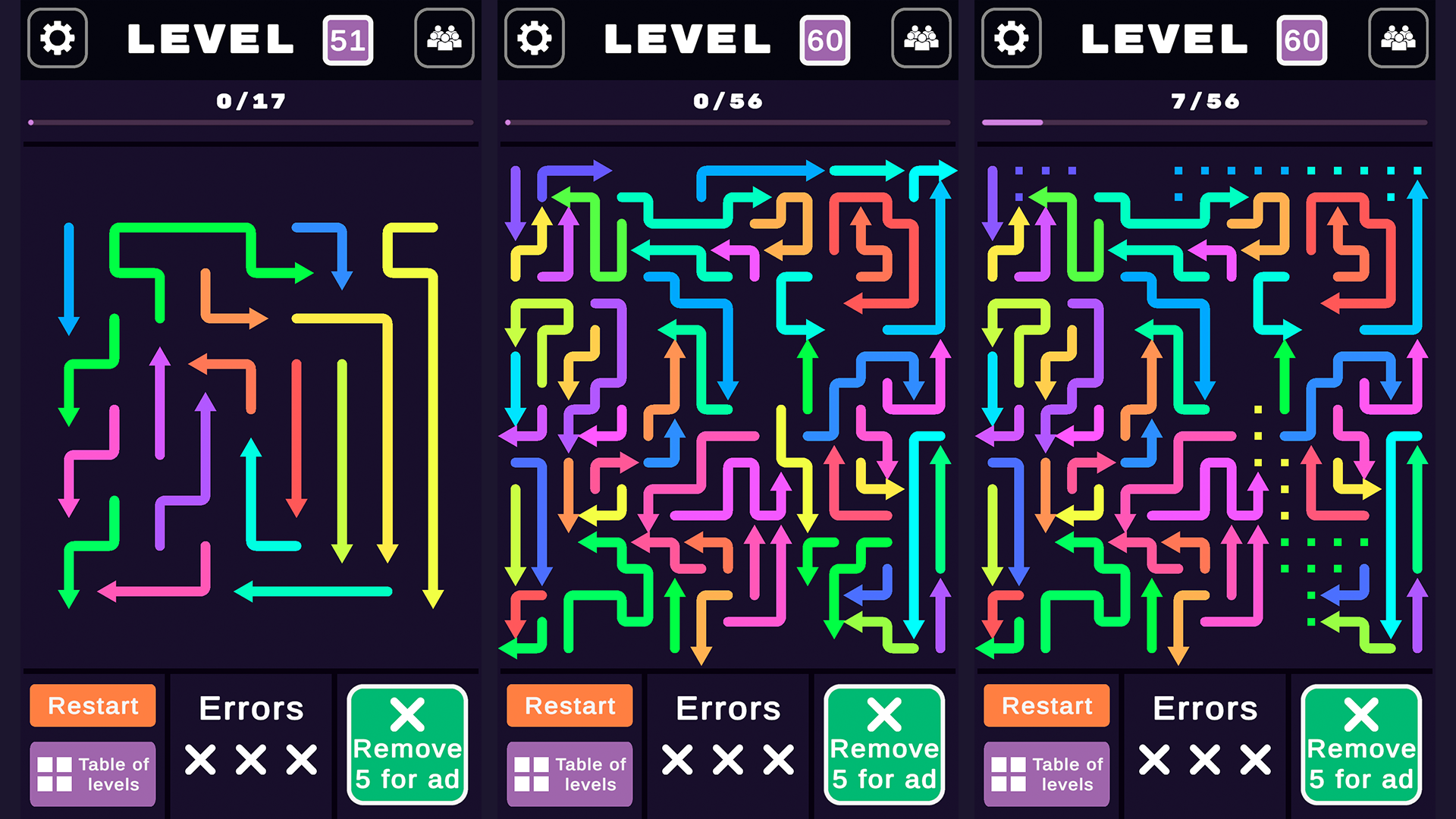 100+ levels of arrows - Unravel everything! — screenshot 1